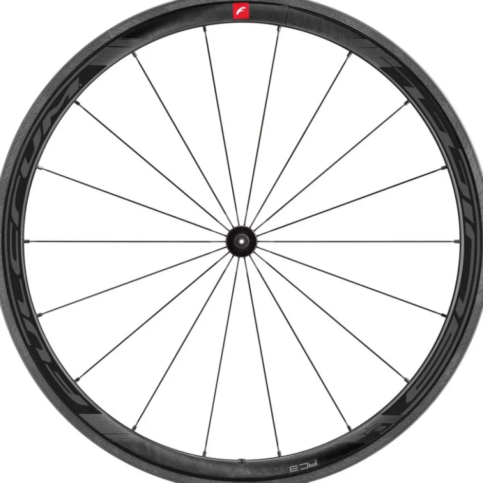 Wielen En Wielsets < Fulcrum Wind 40C - C17 Carbon Wheelset - Clincher - zwart
