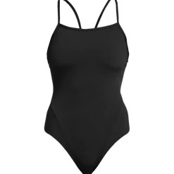 Zwembroeken & Bikini'S < Funkita Single Strap Eco Eendelig badpak voor dames - Still Black