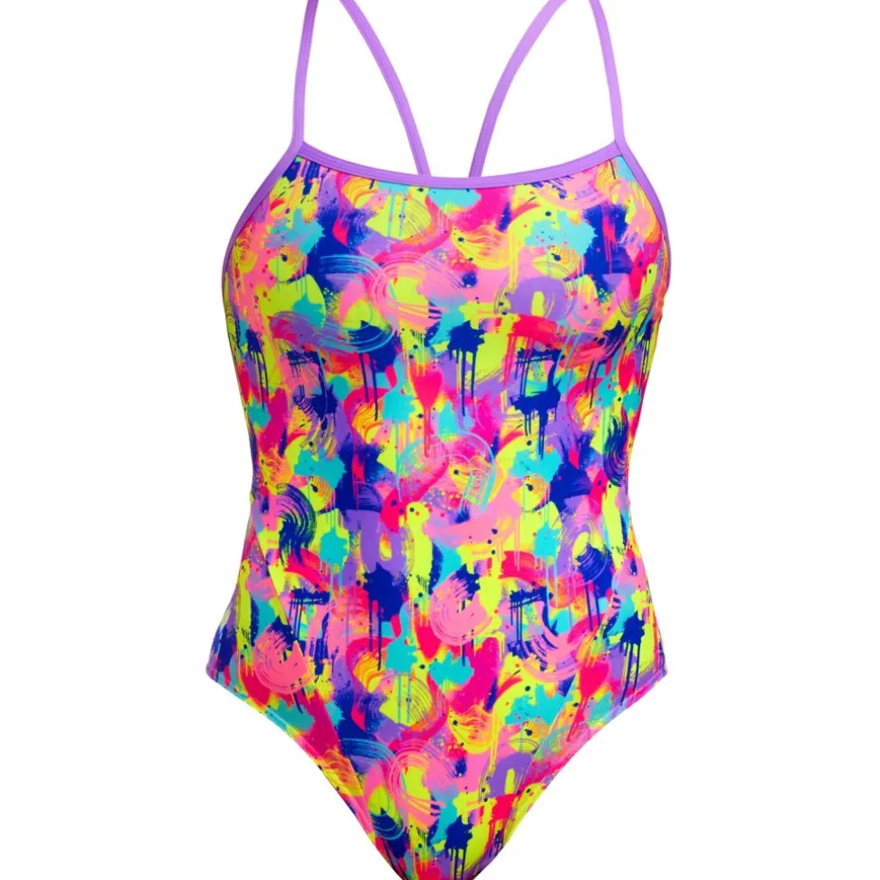 Funkita Single Strap Eco Eendelig badpak voor dames - Mess Match