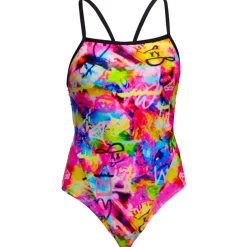 Zwembroeken & Bikini'S < Funkita Single Strap Eco Eendelig badpak voor dames - Tag Her