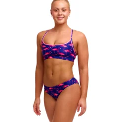Funkita Sports Eco Bikini-slipjes voor dames - Flocked Up