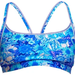 Zwembroeken & Bikini'S < Funkita Sports Eco Bikinitop Dames - Bloom Shakalaka
