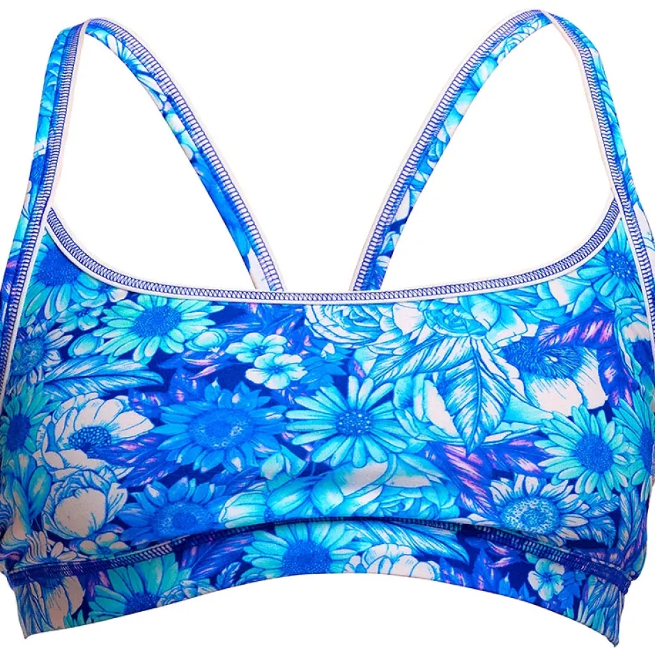 Zwembroeken & Bikini'S < Funkita Sports Eco Bikinitop Dames - Bloom Shakalaka