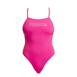 Funkita Tie Me Tight Eco Eendelig badpak voor dames - Candy