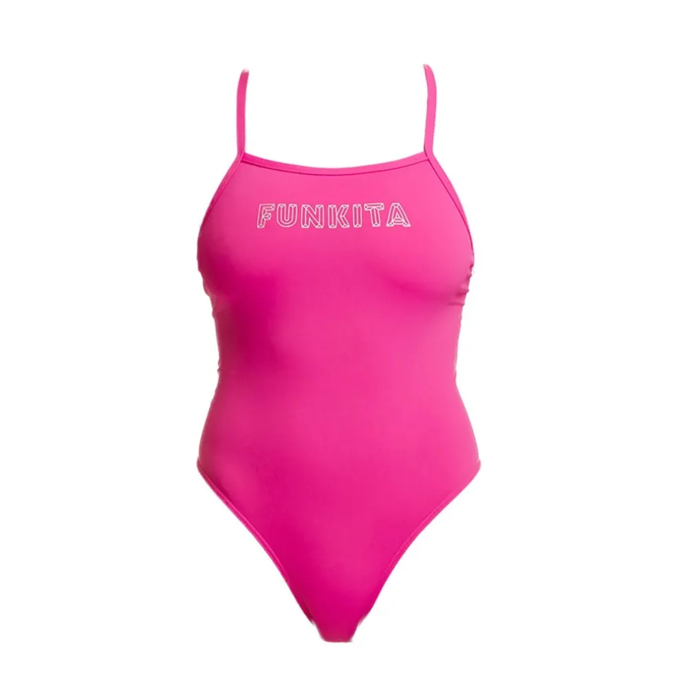 Funkita Tie Me Tight Eco Eendelig badpak voor dames - Candy
