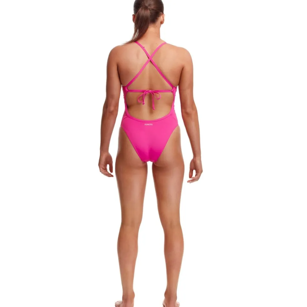 Funkita Tie Me Tight Eco Eendelig badpak voor dames - Candy