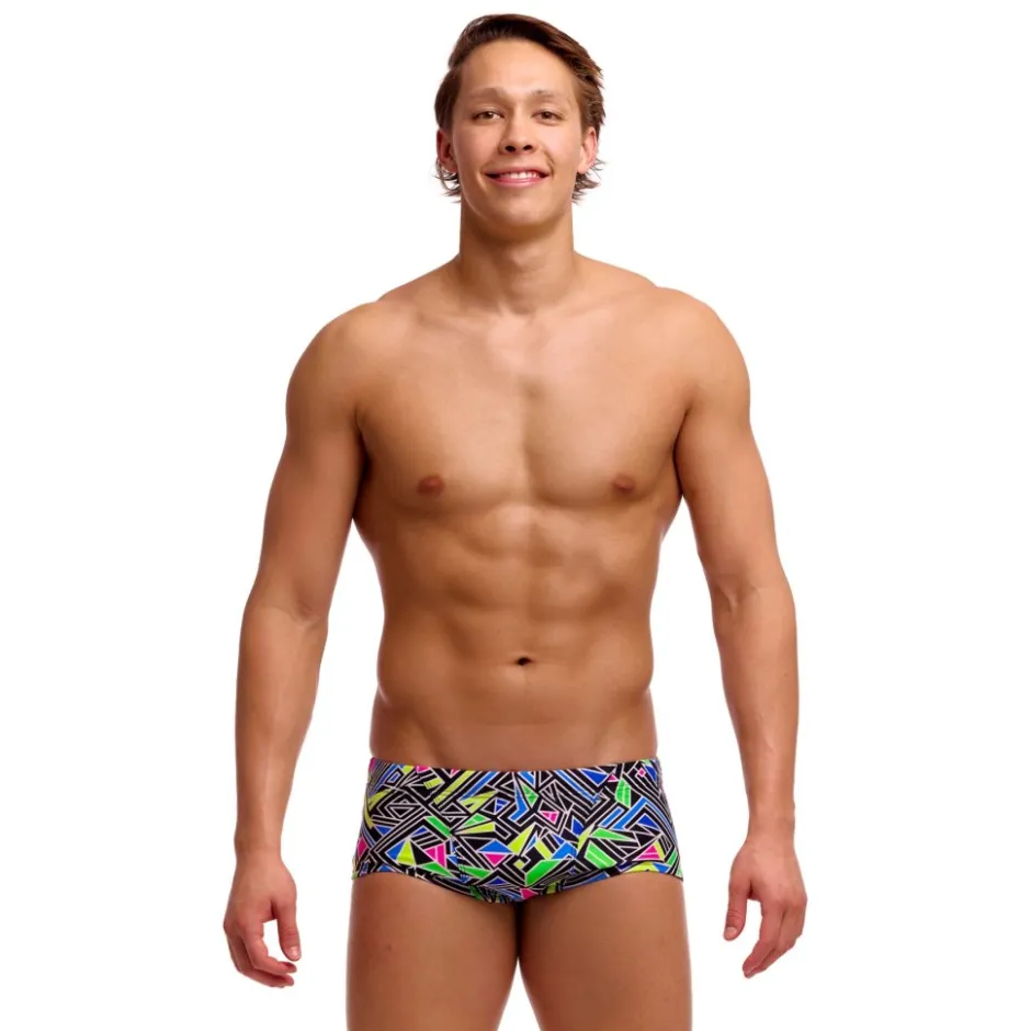 Zwembroeken & Bikini'S < Funky Trunks Caic Eco Trunk Zwebroek Heren - Bit Of Peace