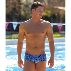 Funky Trunks Classic Eco Trunks Zwembroek Heren - Blue Bits