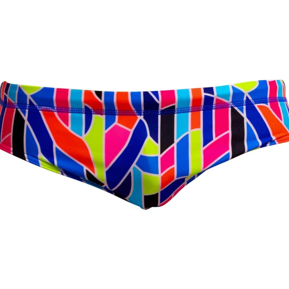 Funky Trunks Classic Eco Zwembroek heren - Fault Lines