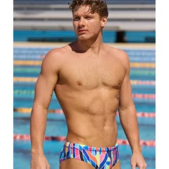 Funky Trunks Classic Eco Zwembroek heren - Fault Lines