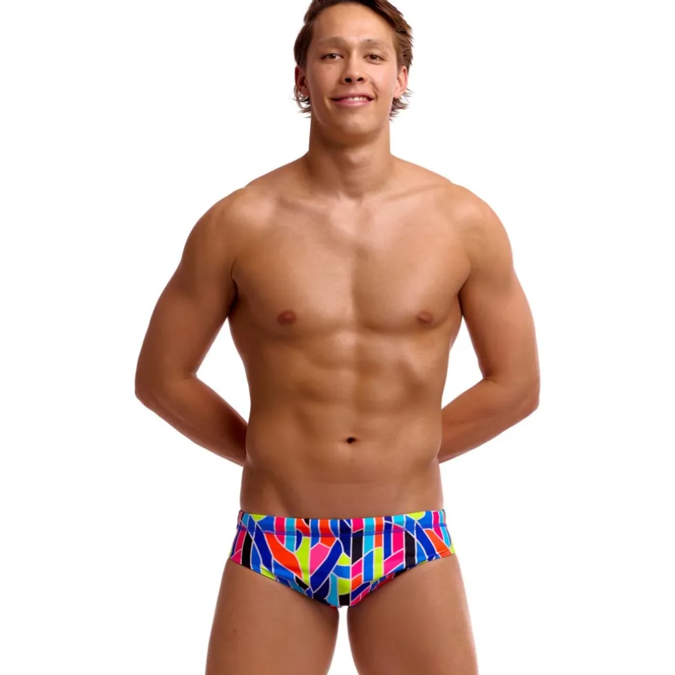 Funky Trunks Classic Eco Zwembroek heren - Fault Lines