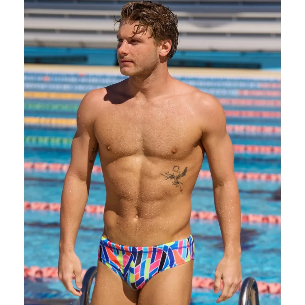 Funky Trunks Classic Eco Zwembroek heren - Fault Lines