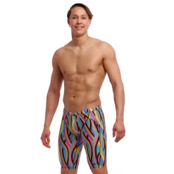 Zwembroeken & Bikini'S < Funky Trunks Training Eco Jammer Zwemkleding voor heren - Curl Curl