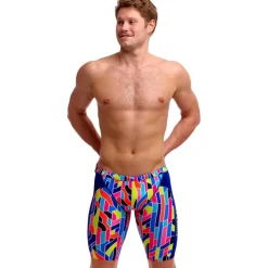 Funky Trunks Training Eco Jammers Zwemkleding voor heren - Fault Lines