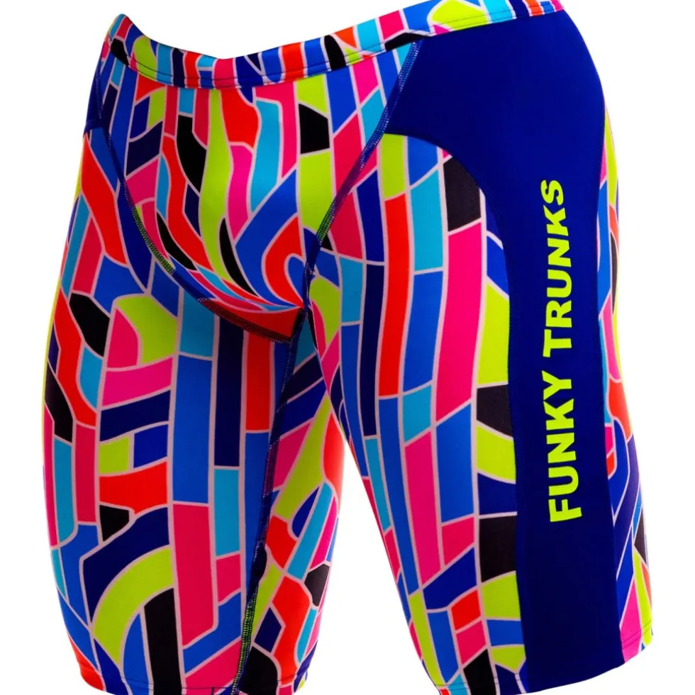 Funky Trunks Training Eco Jammers Zwemkleding voor heren - Fault Lines