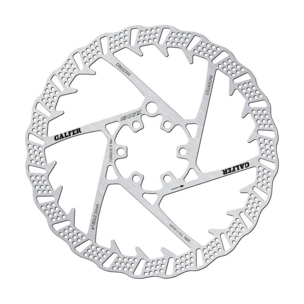 Galfer Shark Remschijf - Gravity/E-MTB | Fixed | 6-Gaats - 2.0mm