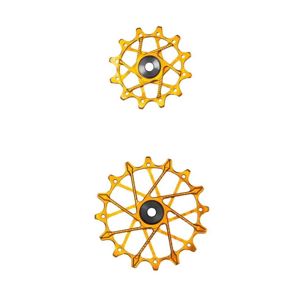 Garbaruk Derailleur Pulleys for Shimano 11-speed Rear Derailleurs with Garbaruk Cage (Pair) - 11T + 16T
