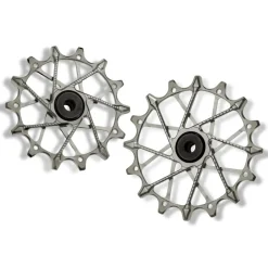 Garbaruk Derailleurwieltjes voor Shimano | 14-16 Tanden | 12-Voudig - zilver