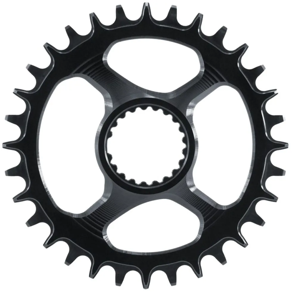 Garbaruk MTB Chainring - Direct Mount / Round / Narrow-Wide - for Shimano XTR M9100 / MT900 - black
