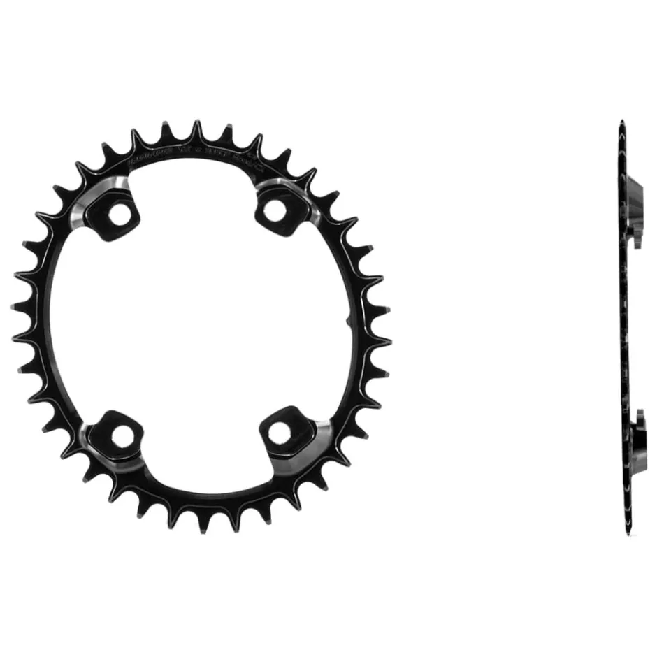 Kettingbladen < Garbaruk Road/CX/Gravel Chainring - 110 mm / Oval / Narrow-Wide - for Shimano GRX - black