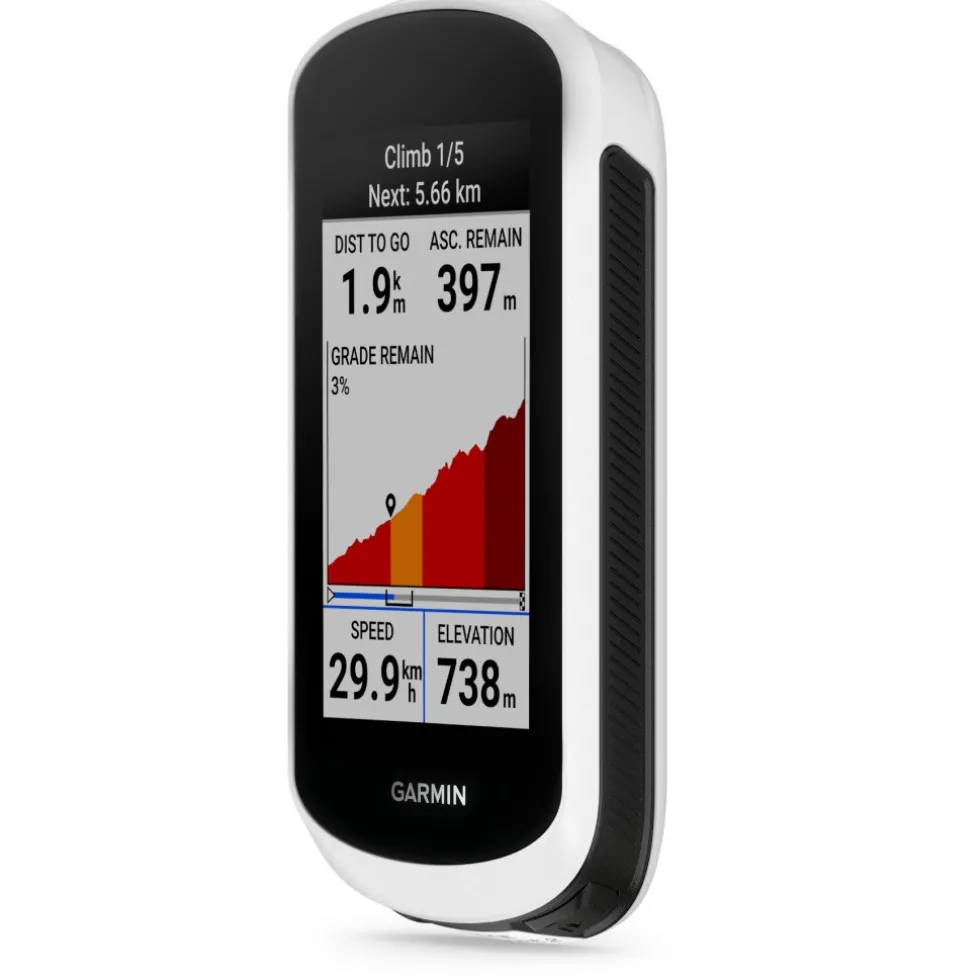 Garmin Edge Explore 2 Power Mount Bundle GPS Cycling Computer - wit