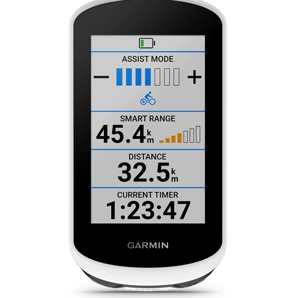 Garmin Edge Explore 2 Power Mount Bundle GPS Cycling Computer - wit