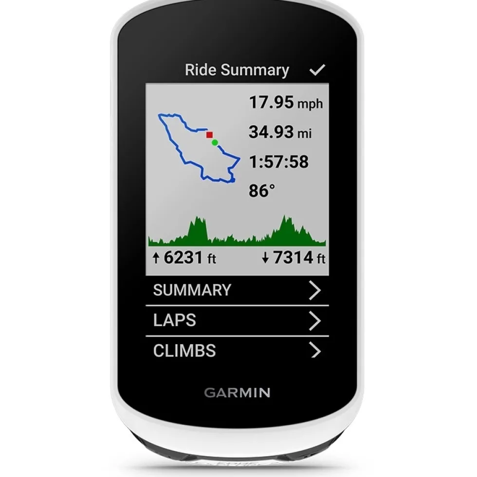 Garmin Edge Explore 2 Power Mount Bundle GPS Cycling Computer - wit