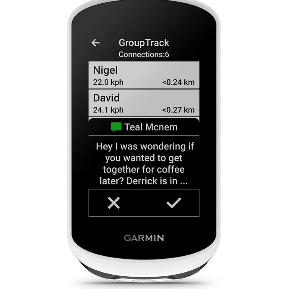 Garmin Edge Explore 2 Power Mount Bundle GPS Cycling Computer - wit