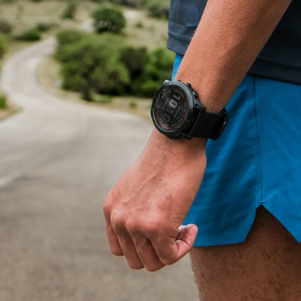 Garmin fenix 7X Sapphire Solar GPS Smartwatch - carbon grey/black - DLC Titanium