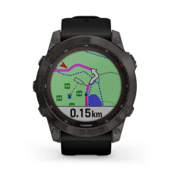 Garmin fenix 7X Sapphire Solar GPS Smartwatch - carbon grey/black - DLC Titanium
