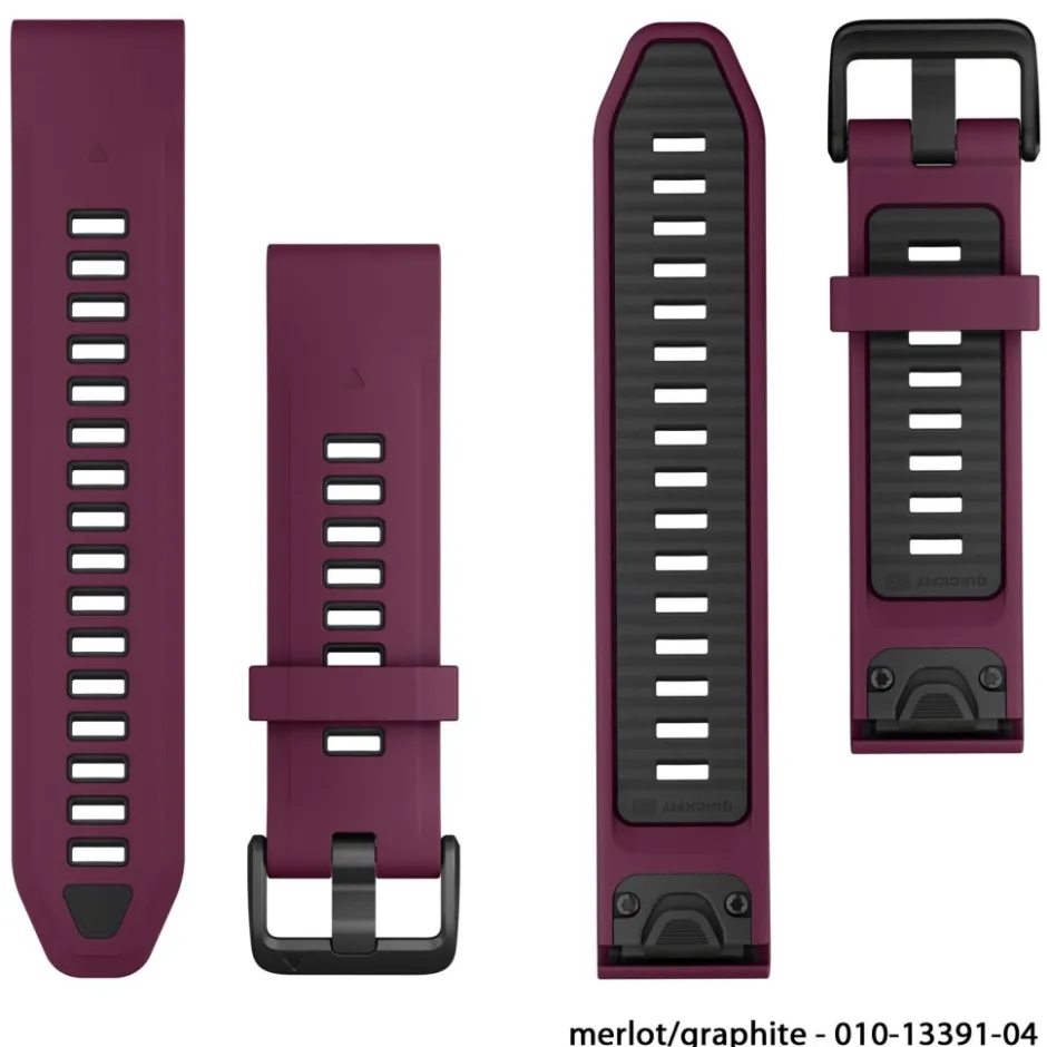 Sporthorloges|Sporthorloges < Garmin QuickFit 20 Watch Bands for Fenix 5S/6S/7S/8 - 43mm - Silicone