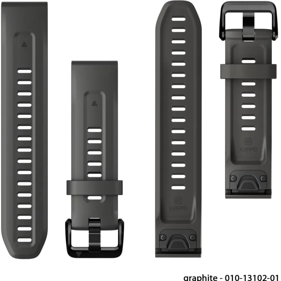 Sporthorloges|Sporthorloges < Garmin QuickFit 20 Watch Bands for Fenix 5S/6S/7S/8 - 43mm - Silicone