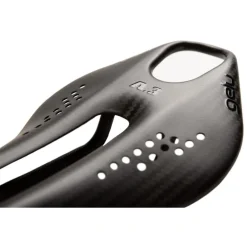 Gelu A3 Carbon Saddle with Punctured Top - black decals