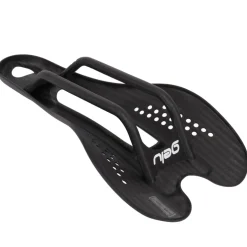 Gelu P3 Carbon Saddle with Punctured Top - black Logos