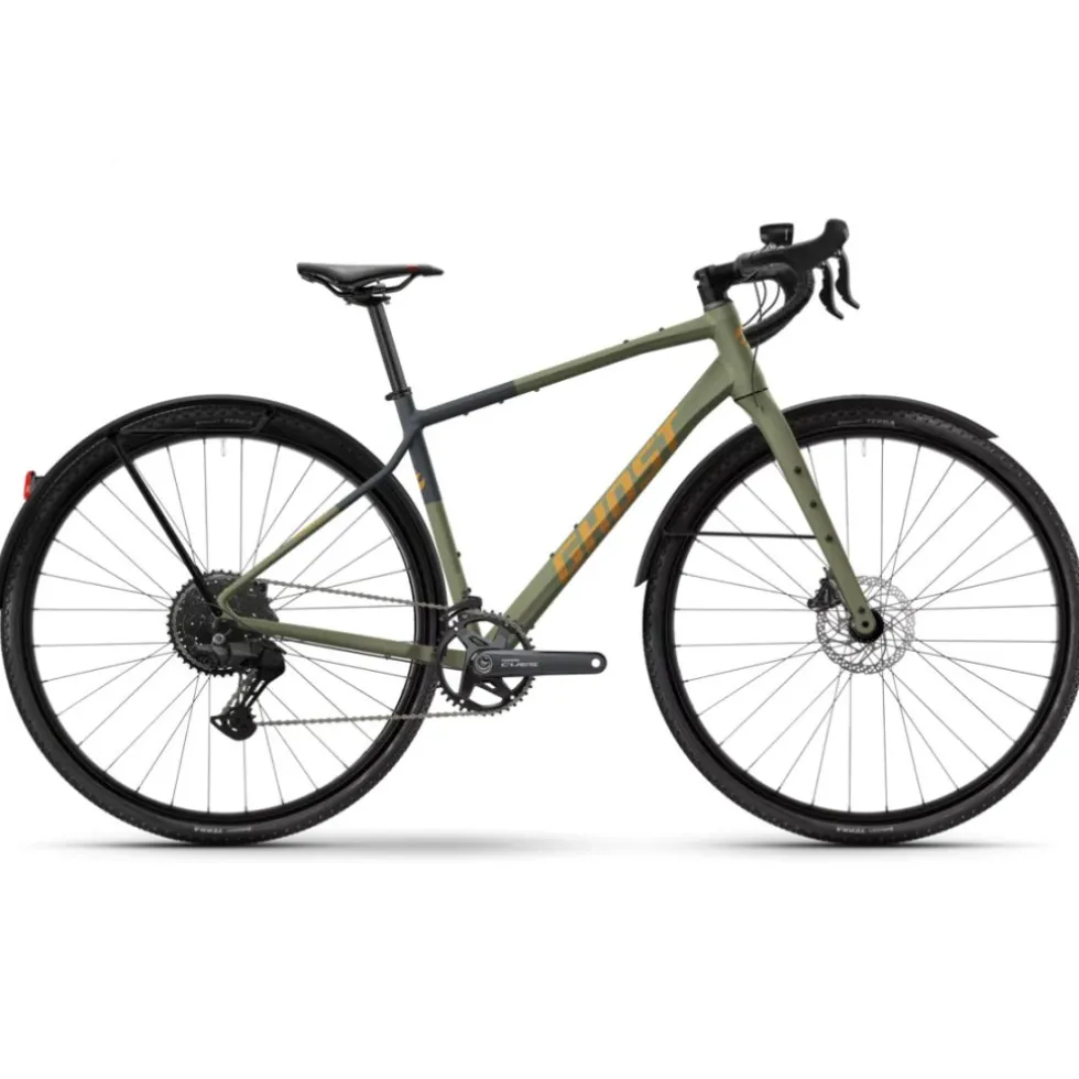 Ghost ASKET EQ - Gravelbike - 2026 - olive drab / midnight teal matt