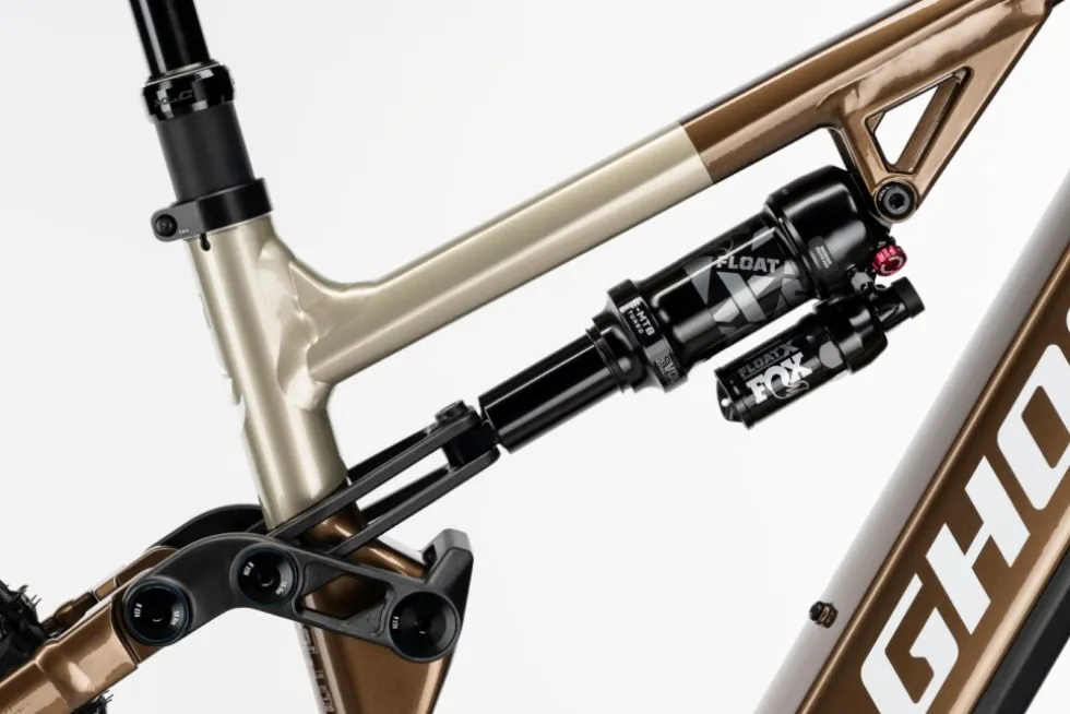 Ghost E-ASX ADVANCED HIGH - 29"/27,5" E-MTB - 2026 - brown bear / stone glossy
