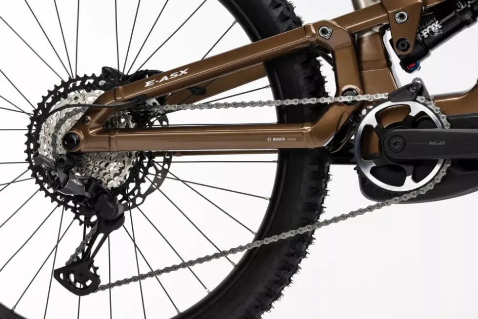 Ghost E-ASX ADVANCED LOW - 27,5" e-mtb met lage instap - 2026 - brown bear / stone glossy