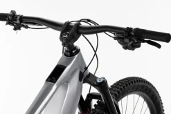 Ghost E-RIOT CF ADVANCED - Mullet Carbon E-mtb - 2026 - rebel red / misty grey glossy