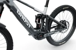 Ghost E-RIOT CF FULL PARTY - GX AXS - Mullet Carbon E-MTB - 2026 - ud carbon-mist blue / pure elegance glossy