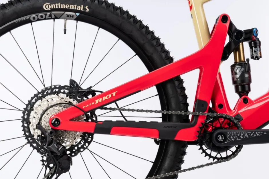 Elektrische Fietsen|Elektrische Endurofietsen < Ghost PATH RIOT CF Fu Party - Carbon E-ountainbike - 2025 - eiic red / yeow gacia and - goy