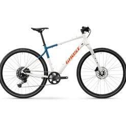 Ghost URBAN ASKET - Stadsfiets - 2026 - white / deep sea blue glossy
