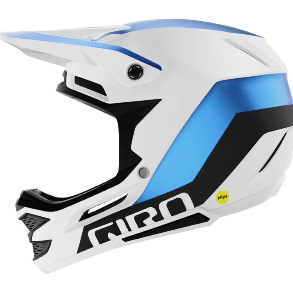 Mtb-Helmen|Downhill Helmen < Giro Insurgent Spherical Integraalhelm - matte white/ano blue