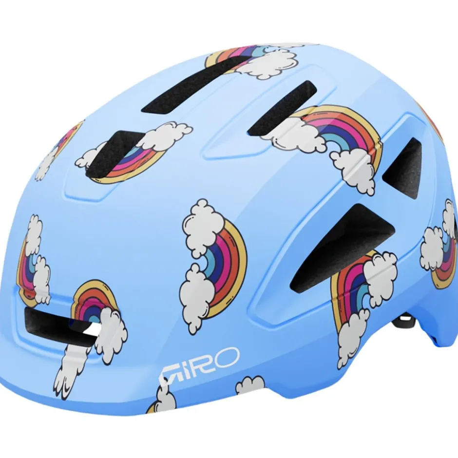 Helmen Kinderen < Giro camp II Kinder-Fiethelm - matte multi rainbow