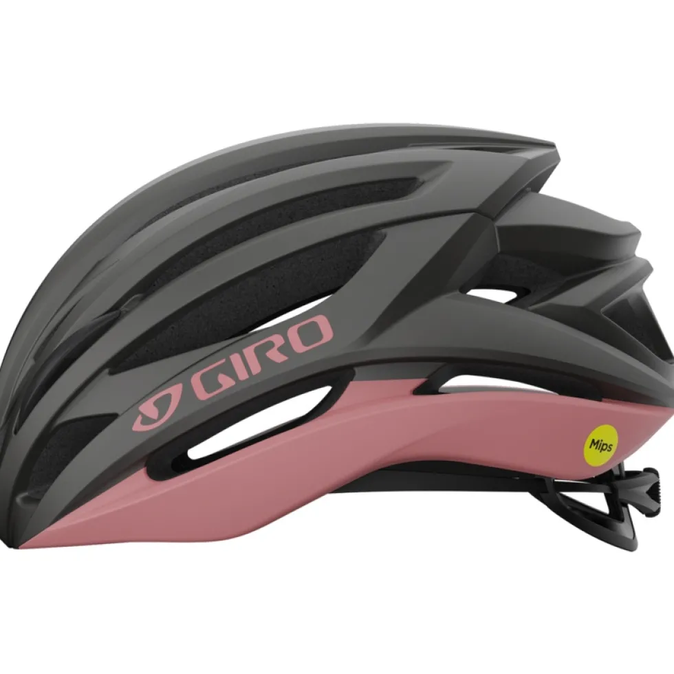 Giro Syntax MIPS Racefietshelm - matte metallic coal/dusty rose