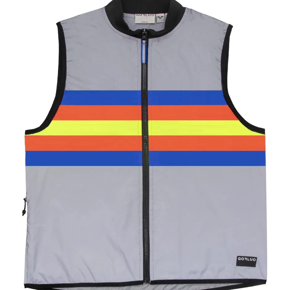 Overige Producten < Gofluo Jerome Bodyglower Veiligheidsvest Kinder - Grey Reflective