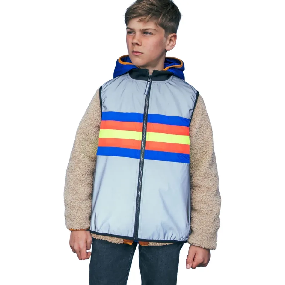 Overige Producten < Gofluo Jerome Bodyglower Veiligheidsvest Kinder - Grey Reflective