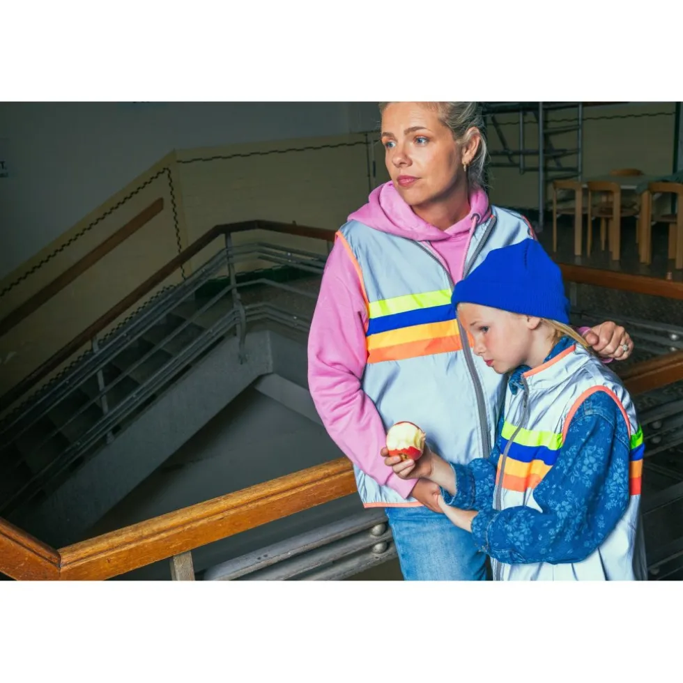 Gofluo Newyork Bodyglower Veiligheidsvest Kinder - Grey Reflective