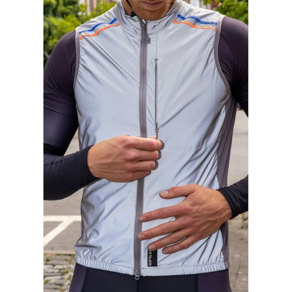 Gofluo Sean Bodyglower Veiligheidsvest - Grey reflective