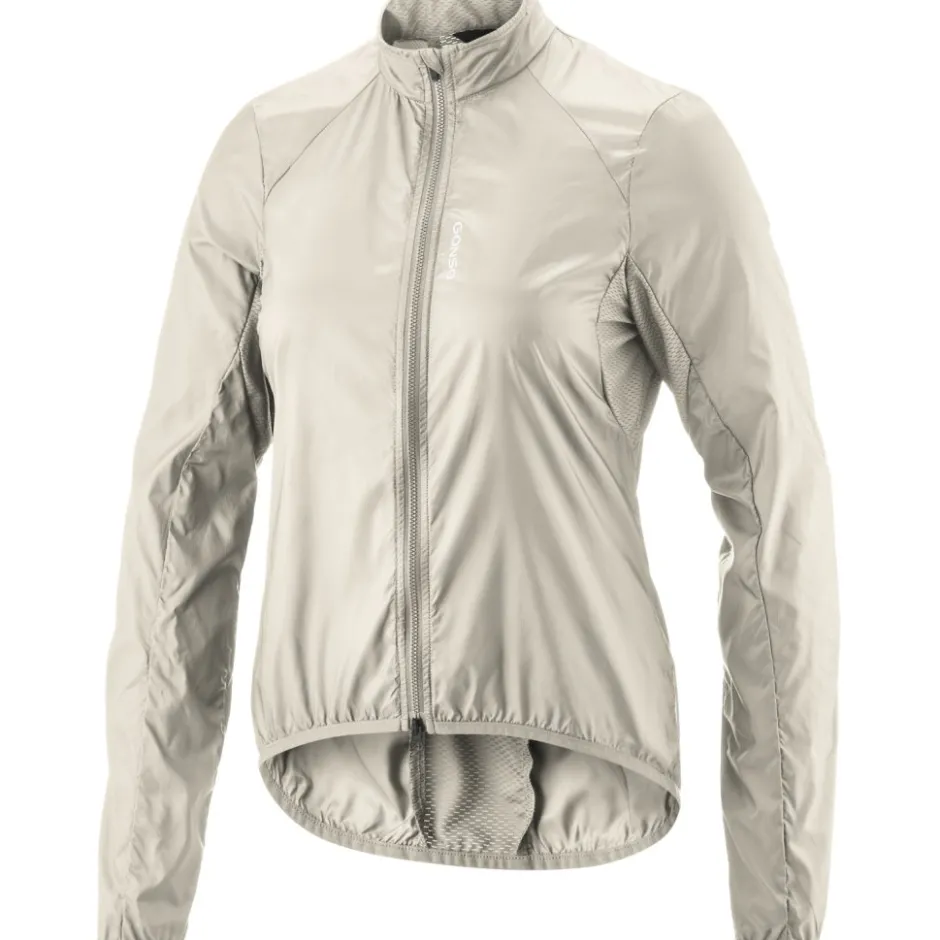 Windjacks|Racefietsjacks < Gonso Road Windbreaker Dames - Chateau Gray