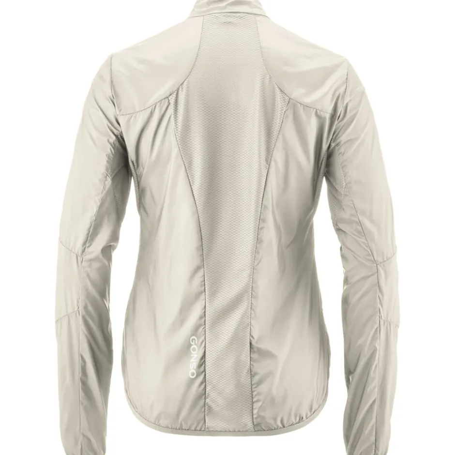 Windjacks|Racefietsjacks < Gonso Road Windbreaker Dames - Chateau Gray